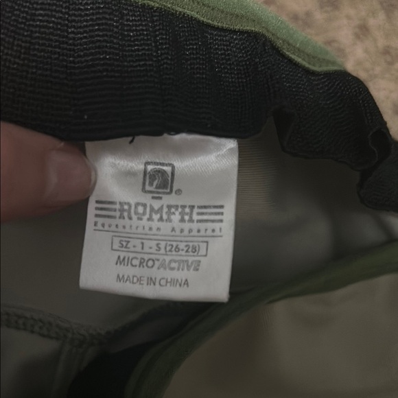 Romfh Micro Active Equestrian Riding knee patch Tights - Picture 3 of 6